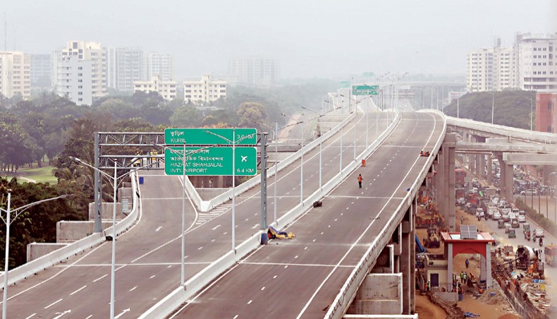 New Age Pm Hasina Inaugurates Dhaka Elevated Expressway Partially