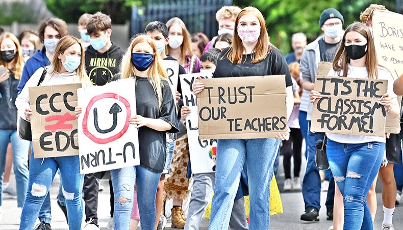 Angry Pupils Challenge UK Govt Over Coronavirus Hit Exams