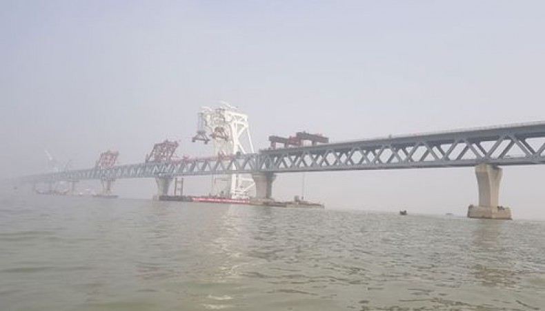 New Age | Entire Padma Bridge visible after installation of last span