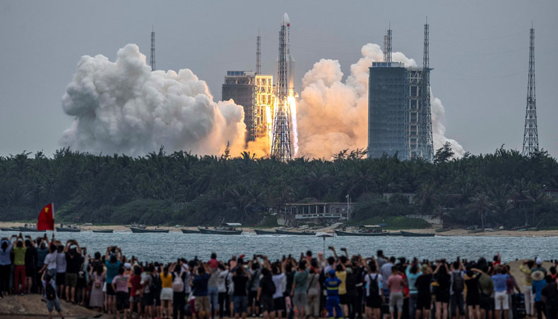 China launch first module of Heavenly Palace space station