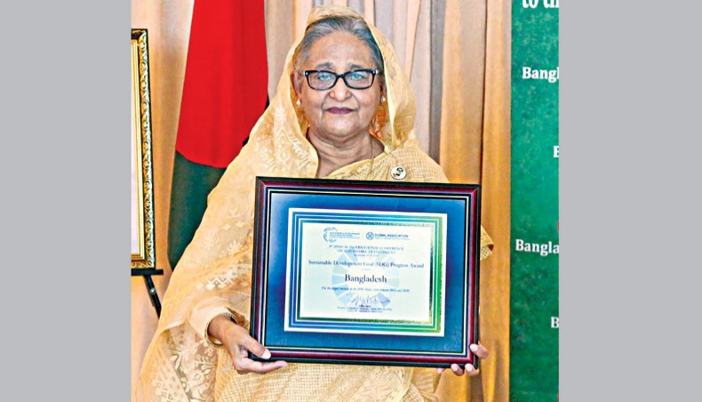 New Age | Bangladesh PM Gets SDG Progress Award