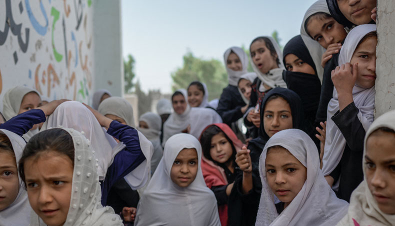 Some girls return to high school in Afghanistan