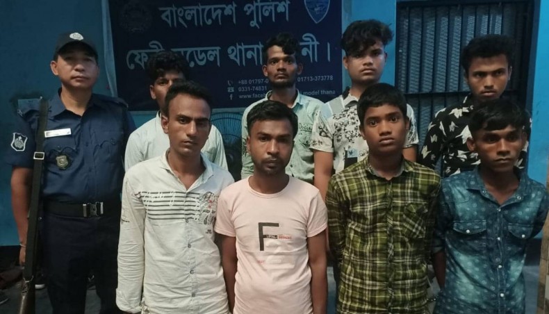 Eight Rohingyas arrested at Feni hotel