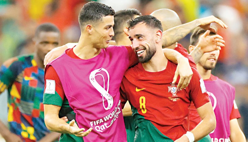 FIFA World Cup 2022: Bruno Fernandes believed Cristiano Ronaldo had scored  Portugal's first goal in win over Uruguay