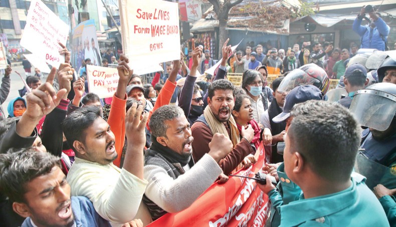 New Age | Garment Sramik Samhati demands wage revision for workers