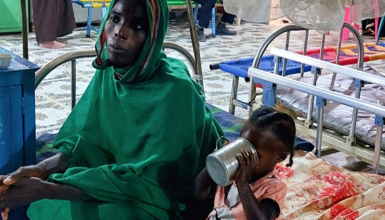 Hunger Hits Sudan Children