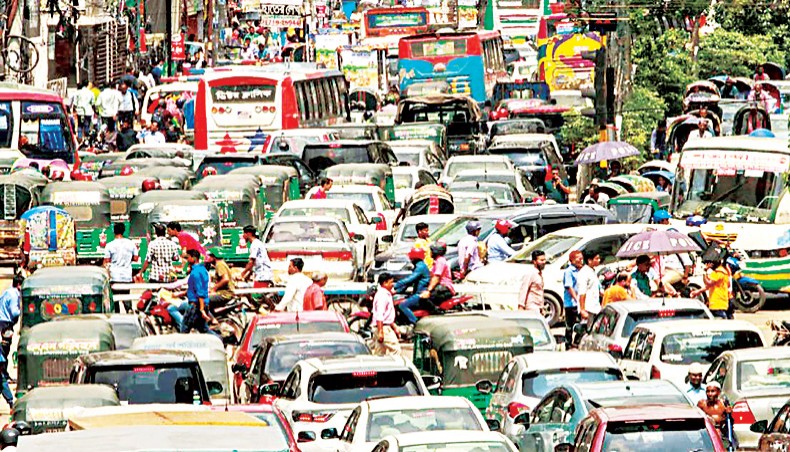 New Age | Dhaka traffic: a pandemonium